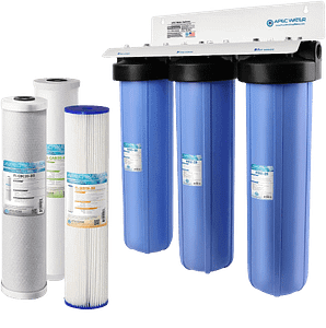 Water Systems 3-Stage Whole House Water Filter System