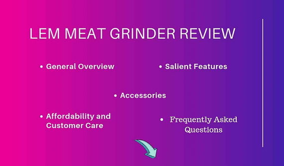 Lem Meat Grinder Review Highlight