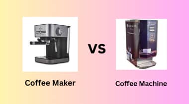 Coffee Maker vs Coffee Machine